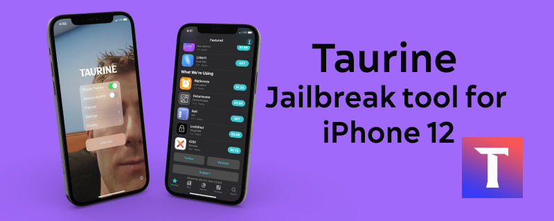 Taurine Jailbreak tool for iPhone 12