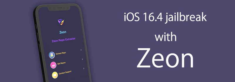 iOS 16.4 jailbreak with Zeon