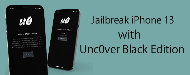 Jailbreak iPhone 13 with Unc0ver Black Edition