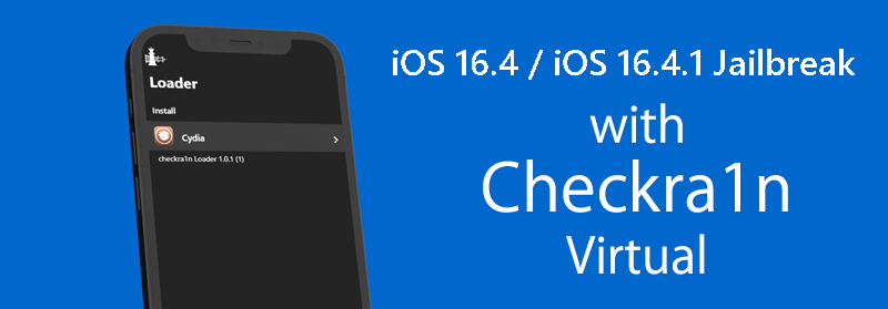 iOS 16.4 / iOS 16.4.1 Jailbreak with Checkra1n Virtual ) 