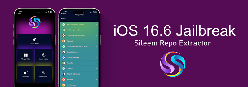 iOS 16.6 Jailbreak with Sileem Repo Extractor