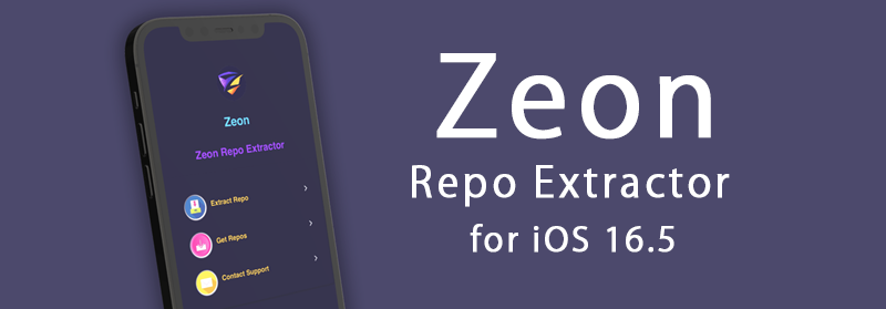 Zeon Repo Extractor for iOS 16.5