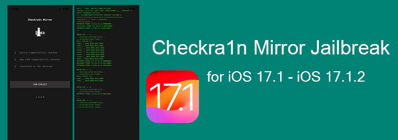 Checkra1n mirror Jailbreak for iOS 17.1 - iOS 17.1.2