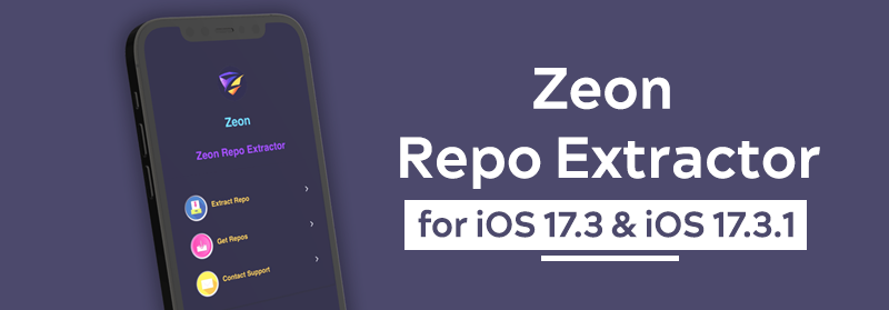 Zeon Repo Extractor for iOS 17.3 & iOS 17.3.1
