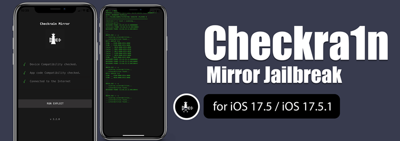 Checkra1n Mirror Jailbreak for iOS 17.5 / iOS 17.5.1
