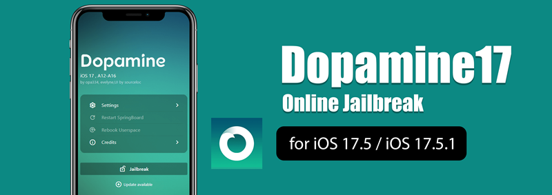 Dopamine17 Online Jailbreak for iOS 17.5/ iOS 17.5.1