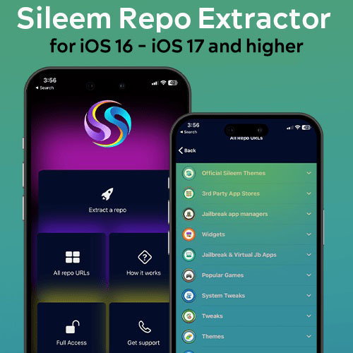 Sileem Repo Extractor for iOS 16 - iOS 17 and higher