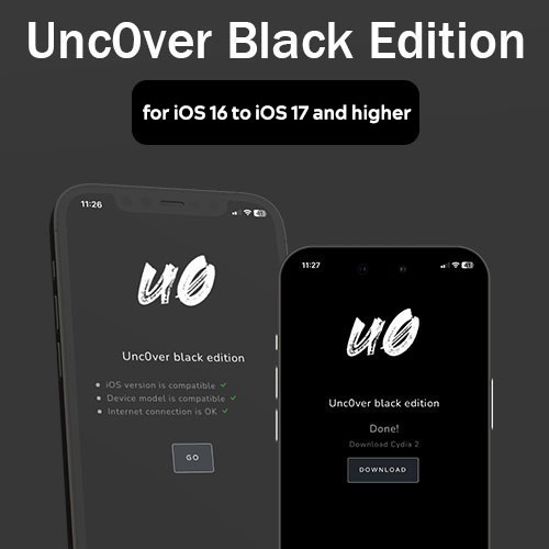 Unc0ver Black Edition for iOS 16 to iOS 18
